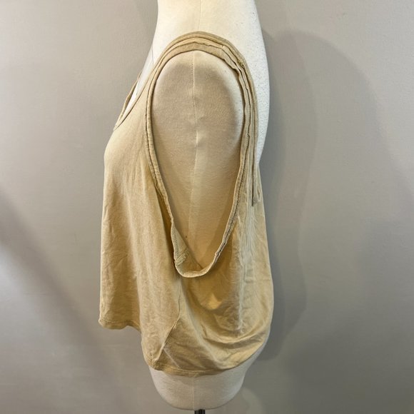 NWOT BP Washed Crop Swing Tank in Taupe (L) - Picture 5 of 10